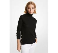 MK Pullover dolcevita in lana merino - Nero - Michael Kors XS