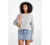 MK Pullover in lana a coste - Grigio - Michael Kors S