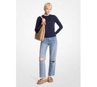 MK Pullover in lana merino - Blu - Michael Kors M