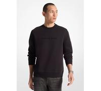 MK Pullover in misto cotone con logo - Nero - Michael Kors M