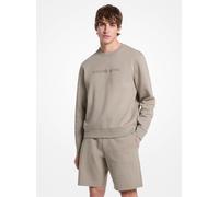 MK Pullover in misto cotone con logo - Verde - Michael Kors M