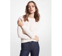 MK Pullover in misto lana merino - Naturale - Michael Kors M