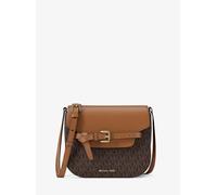 MK Saddle bag a tracolla Emilia piccola con logo - Marrone - Michael Kors ONE SIZE