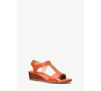 MK Sandalo Berkeley in pelle con zeppa - Arancio - Michael Kors EU 38.5
