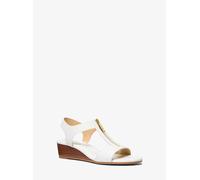 MK Sandalo Berkeley in pelle con zeppa - Bianco - Michael Kors EU 38