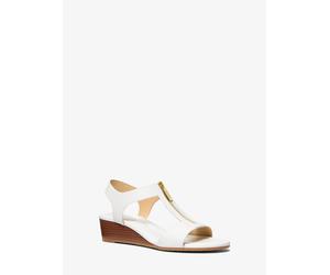 MK Sandalo Berkeley in pelle con zeppa - Bianco - Michael Kors EU 38