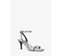 MK Sandalo Darrington in pelle stampa serpente - Grigio - Michael Kors EU 40.5