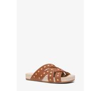 MK Sandalo Irene in pelle con borchie - Marrone - Michael Kors EU 36