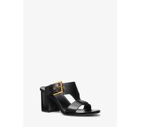 MK Sandalo Irene in pelle con tacco a blocco - Nero - Michael Kors EU 38.5