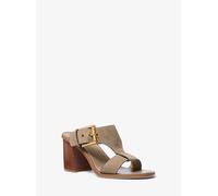 MK Sandalo Irene in pelle scamosciata con tacco a blocco - Naturale - Michael Kors EU 39