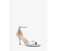 MK Sandalo Jaida in pelle metallizzata - Argento - Michael Kors EU 41