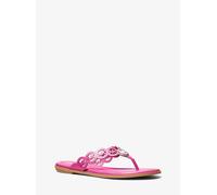 MK Sandalo Janie in pelle con logo traforato - Rosa - Michael Kors EU 39