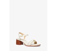 MK Sandalo Mandy con stampa logo - Naturale - Michael Kors EU 35