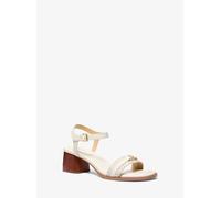 MK Sandalo Mandy in pelle con logo - Naturale - Michael Kors EU 40