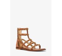 MK Sandalo Noa modello gladiatore in pelle scamosciata con borchie - Marrone - Michael Kors EU 39