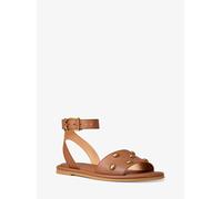 MK Sandalo Rosetta in pelle con borchie - Marrone - Michael Kors EU 35