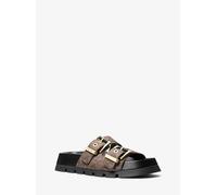 MK Sandalo slide Colby flatform con logo Empire - Marrone - Michael Kors EU 37