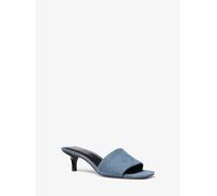 MK Sandolo Merriam in denim con mezzo tacco - Blu - Michael Kors EU 38