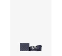 MK Set regalo con portafoglio con logo e cintura reversibile - Blu - Michael Kors ONE SIZE