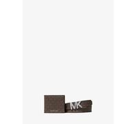 MK Set regalo con portafoglio con logo e cintura reversibile - Marrone - Michael Kors ONE SIZE