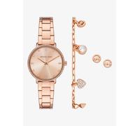MK Set regalo orologio Pyper mini e gioielli tonalità oro rosa con pavé - Oro Rosa - Michael Kors ONE SIZE
