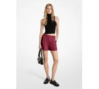 MK Shorts in crêpe con pieghe - Viola - Michael Kors IT 44