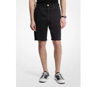 MK Shorts in denim con orlo sfrangiato - Nero - Michael Kors 32