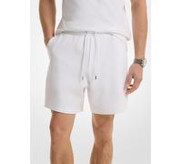 MK Shorts in misto cotone con tasche e logo - Bianco - Michael Kors XL