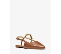 MK Slingback bassa Dina Flex in pelle - Marrone - Michael Kors EU 37