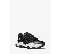 MK Sneaker Atlas in pelle e mesh con cordoncino - Nero - Michael Kors EU 37