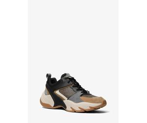 MK Sneaker Chase in materiale misto - Marrone - Michael Kors EU 43.5