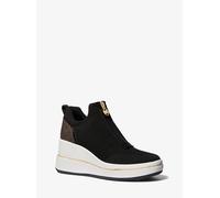 MK Sneaker Emmy in mesh con zip e zeppa - Marrone - Michael Kors EU 37