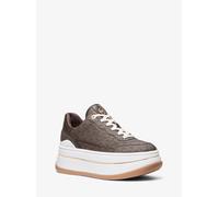 MK Sneaker Hayes con logo e plateau - Marrone - Michael Kors EU 40