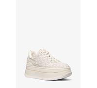 MK Sneaker Hayes con logo e plateau - Naturale - Michael Kors EU 35