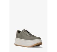 MK Sneaker Hayes in pelle con plateau - Naturale - Michael Kors EU 40.5