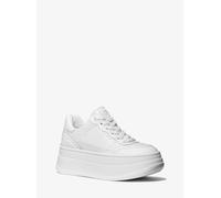 MK Sneaker Hayes in pelle stampa serpente con plateau - Bianco - Michael Kors EU 41