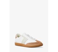 MK Sneaker Jovie in pelle e stampa logo - Bianco - Michael Kors EU 40.5