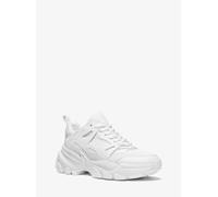 MK Sneaker Nick in similpelle e mesh - Bianco - Michael Kors