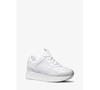 MK Sneaker Raina in tela con plateau - Bianco - Michael Kors EU 40.5