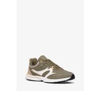 MK Sneaker Riley in materiale misto - Verde - Michael Kors EU 38.5