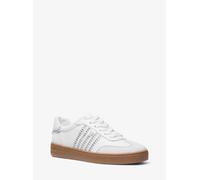 MK Sneaker Scotty in pelle con decorazioni - Bianco - Michael Kors EU 40.5
