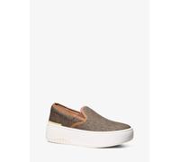 MK Sneaker slip-on Dottie con plateau e stampa logo - Marrone - Michael Kors EU 35