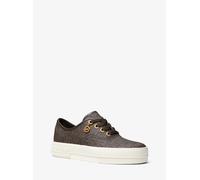 MK Sneaker stringata Lindsey con stampa logo - Marrone - Michael Kors EU 41