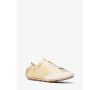 MK Sneaker Susie in pelle metallizzata e pelle scamosciata - Oro - Michael Kors EU 37