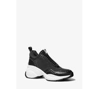 MK Sneaker Zuma in materiale misto con borchie - Nero - Michael Kors EU 36