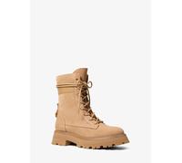 MK Stivale combat Caleb in pelle scamosciata - Naturale - Michael Kors EU 42.5