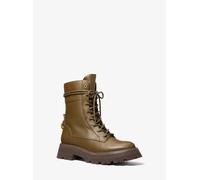 MK Stivale combat Caleb in pelle - Verde - Michael Kors EU 36.5