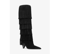 MK Stivale Jayla in pelle scamosciata con frange - Nero - Michael Kors EU 36