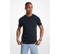 MK T-shirt a girocollo in cotone - Blu - Michael Kors XXL