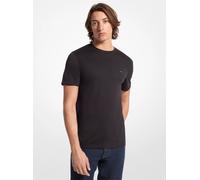 MK T-shirt a girocollo in cotone - Nero - Michael Kors L